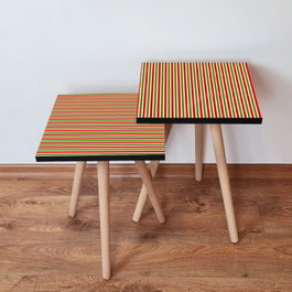 Hanah Home Mesas Nido 2Shp338 - Rojo